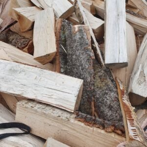 15 påsar av 100 % torr björkved, 8 kg – 25 cm