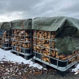 15 påsar av 100 % torr björkved, 8 kg – 25 cm